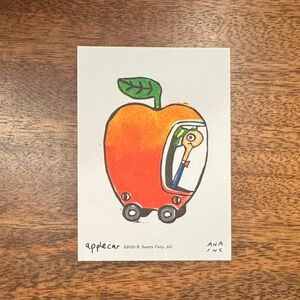 Inciardi Mini Print Applecar Richard Scarry Collaboration